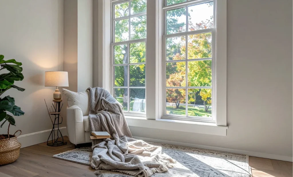 A room with natural light windows
