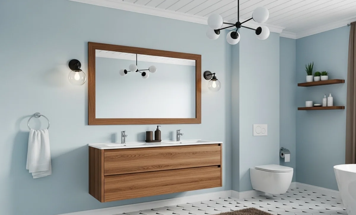 A beautiful bathroom vanity