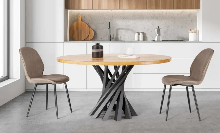 a beautiful dining table