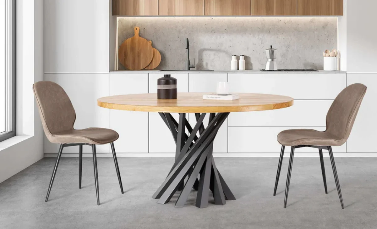 a beautiful dining table