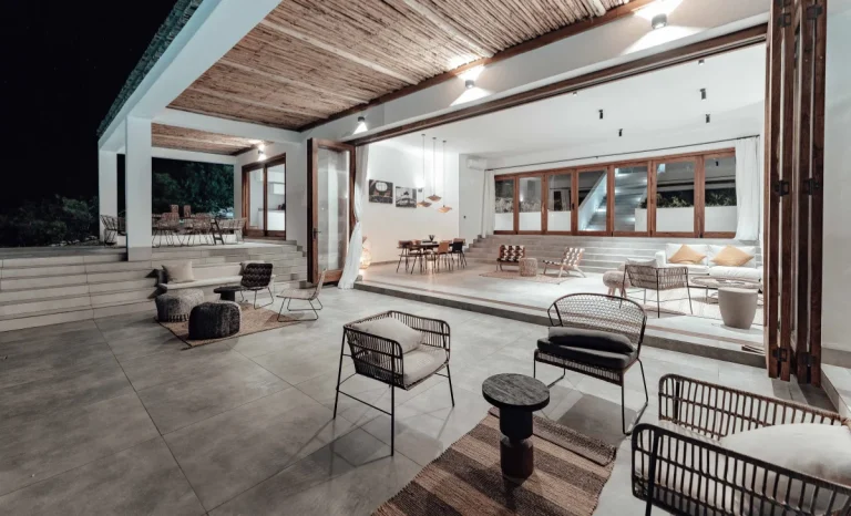 minimalist furniture of a hotel