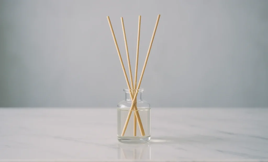 a fragrance on the table