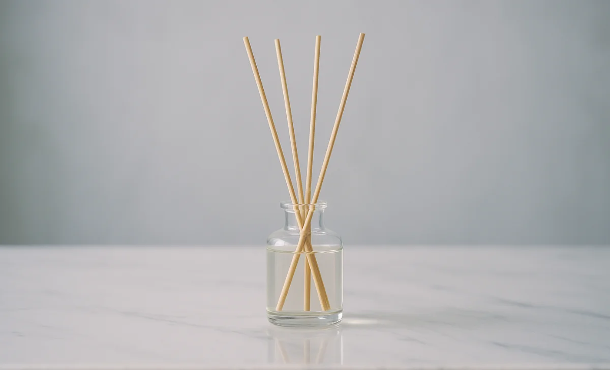 a fragrance on the table