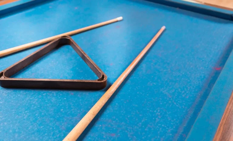 two pool cues