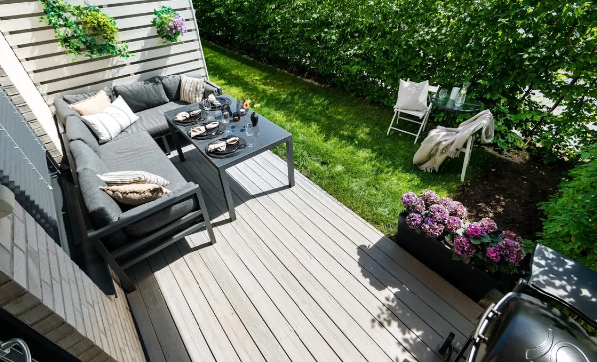 outdoor space of a home