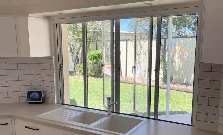 retractable screens in kitchen