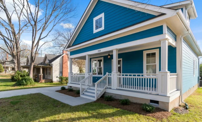 a clean, washed house