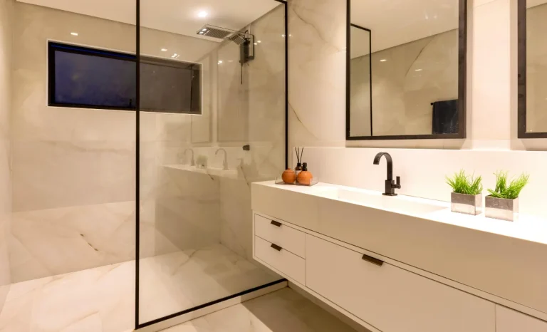 a renovated bathroom