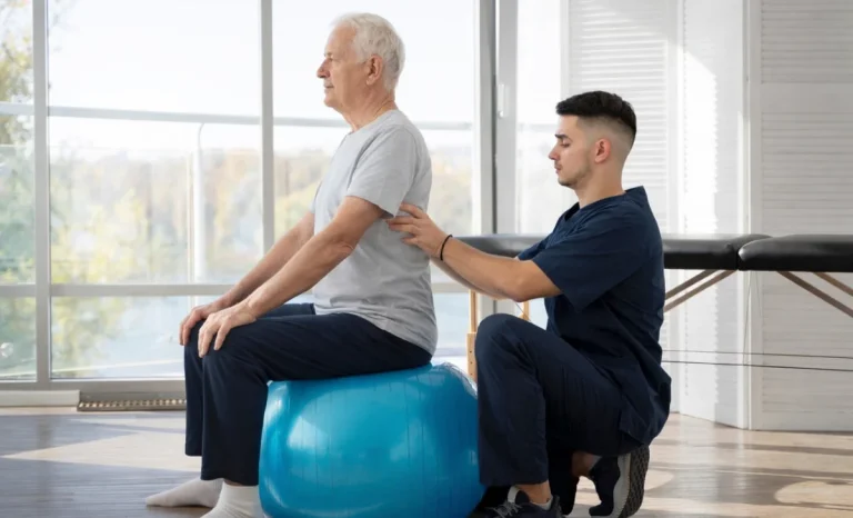 old man physical rehabilitation