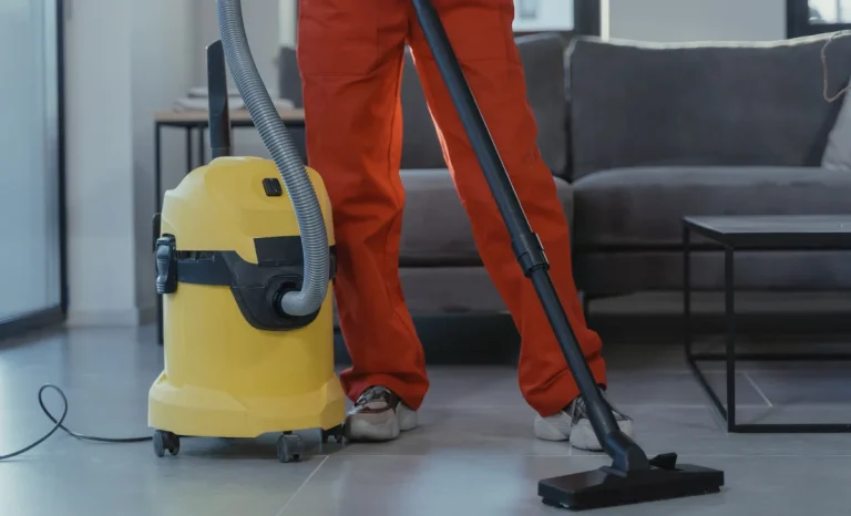 a cleaner woman