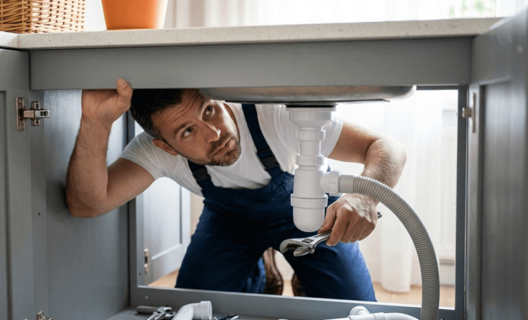a plumber at work1