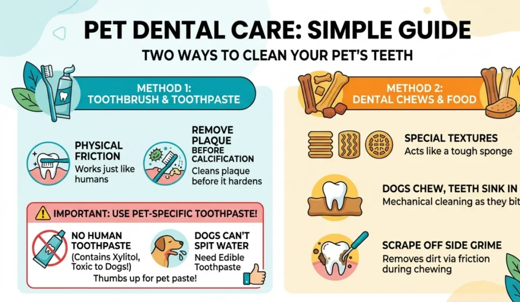 dog dental care infographic