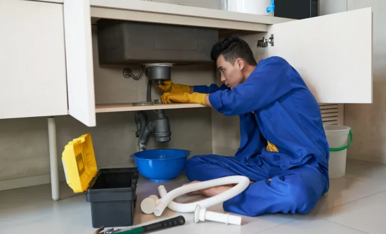 a busy plumber