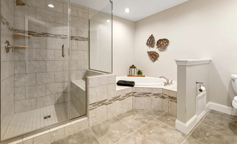 a remodeled bathroom