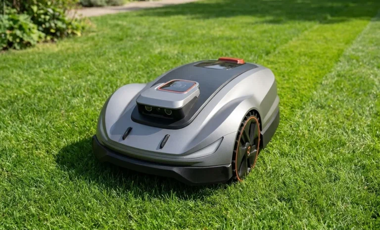 an auto lawn mower