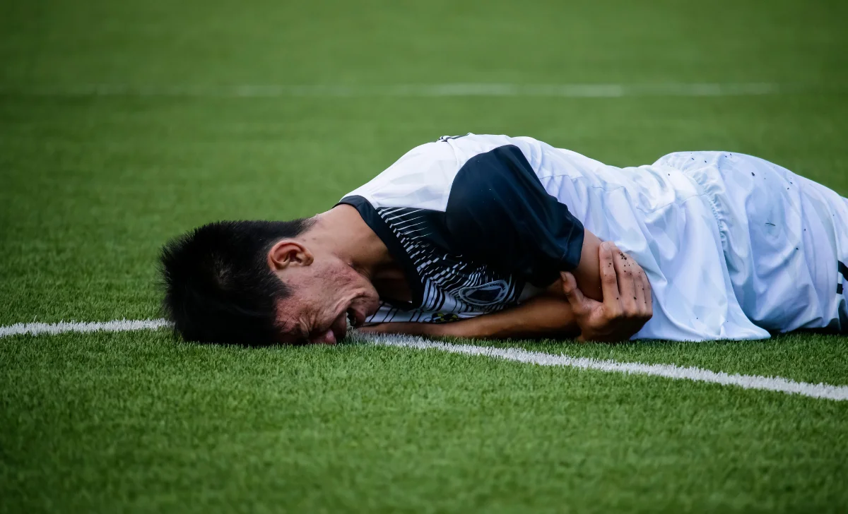 an injured athlete