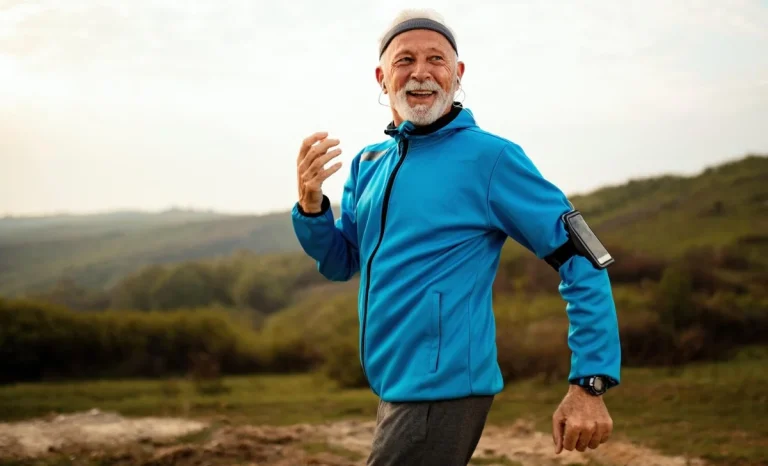 a healthy aged man