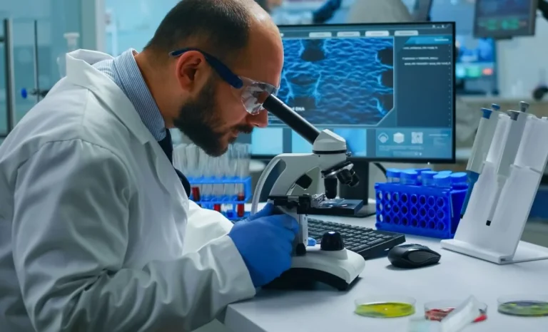 a scientist doing research