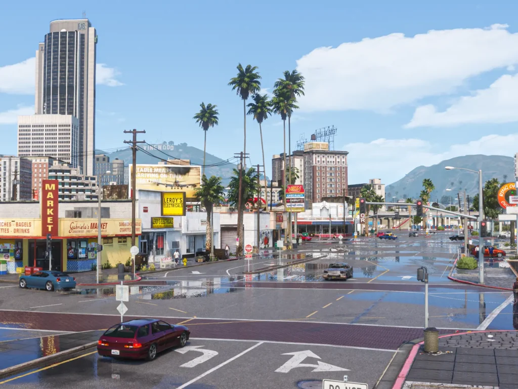 a modren city in gta 5