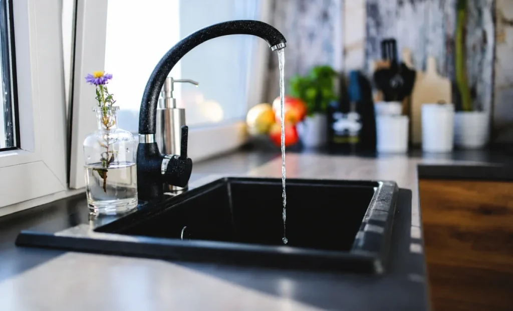a leak faucet