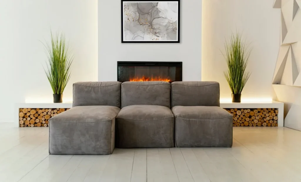 beautiful sofa in living room