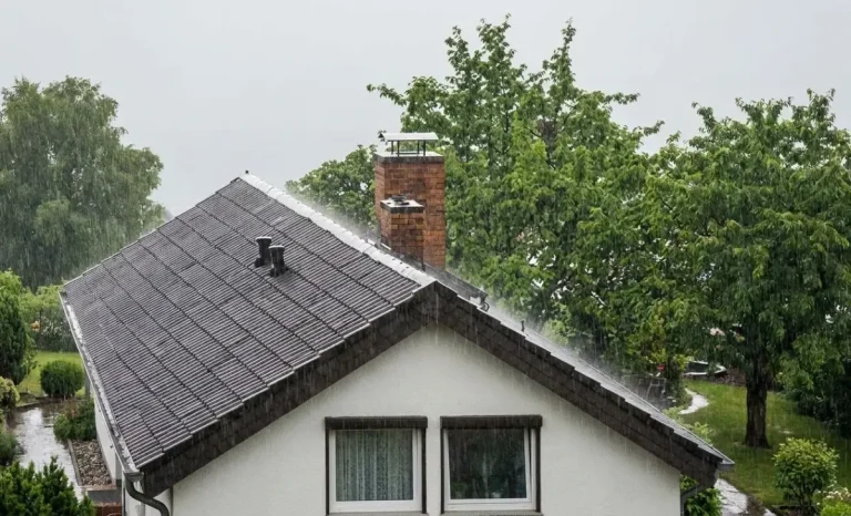 raining on roof